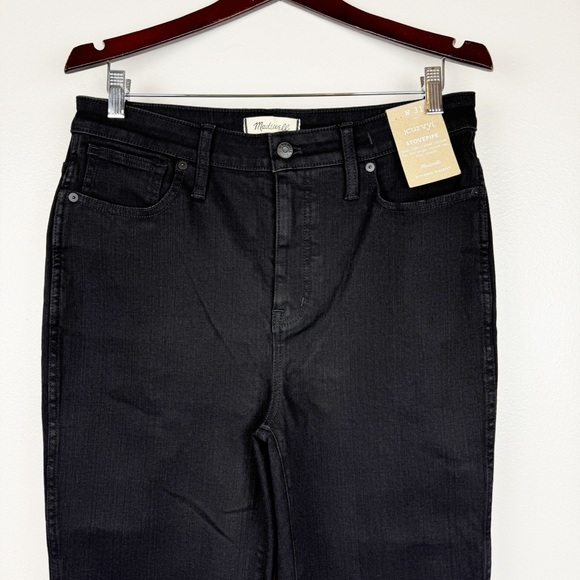 Madewell Curvy Stovepipe Jeans Black Size 31 NWT - Picture 5 of 10